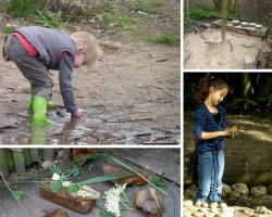Water en zand